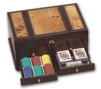 Caesar Cigar Humidor Poker Set